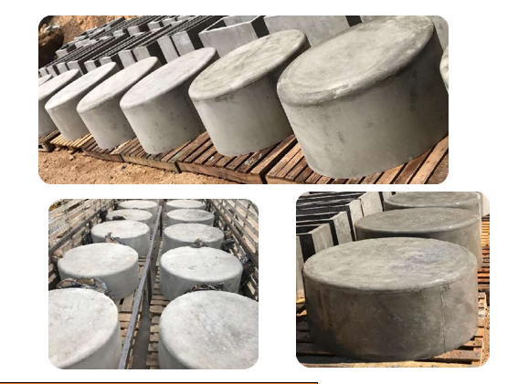 Banco En Concreto D: 1.0 m