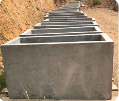 Matera En Concreto Rectangular